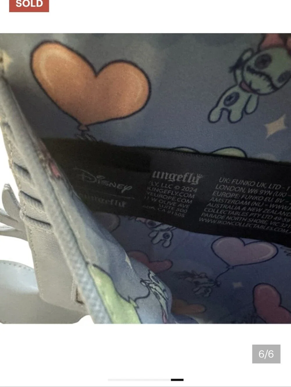Loungefly Disney Stitch Heart Sunglasses Wallet - Blue and PinkProduct Specifica